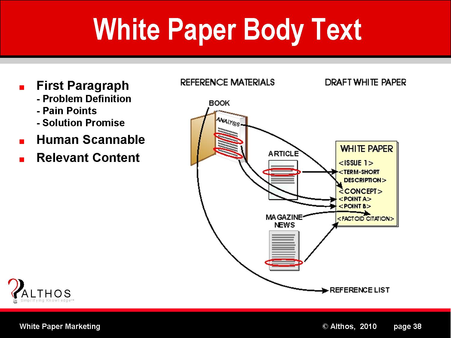 White Paper Body Text