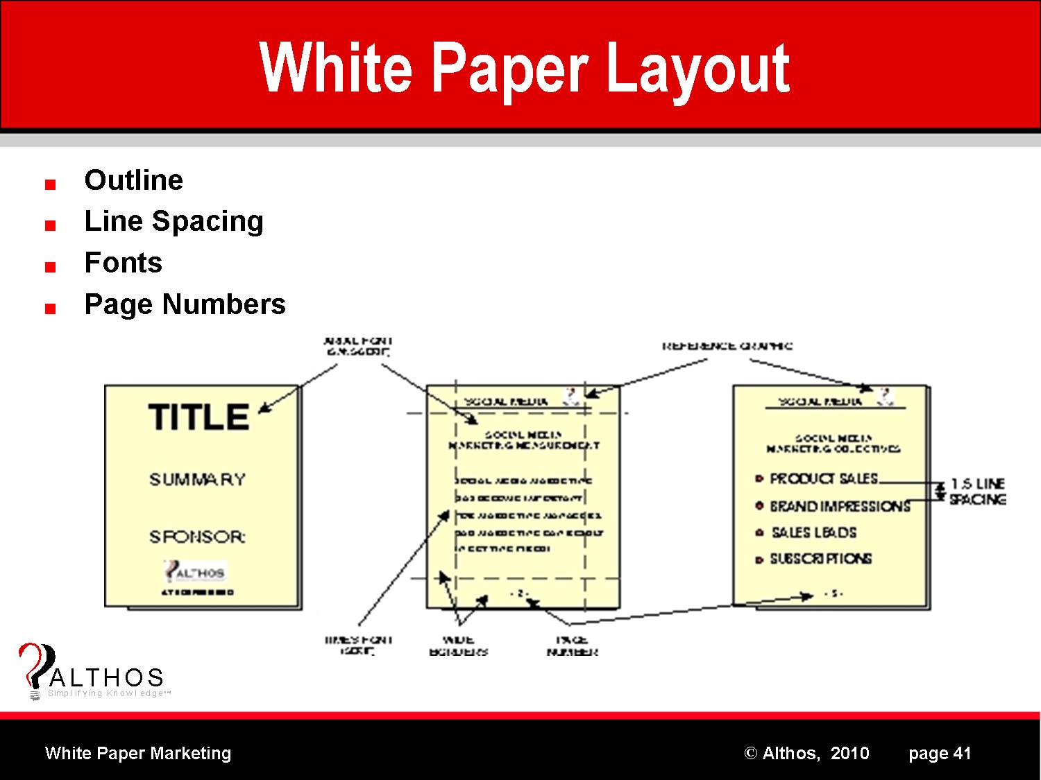 White Paper Marketing White Paper Layout